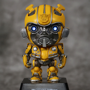 索尼三星适用变形金刚车载蓝z牙音箱大黄蜂q版汽车模型音响摆件