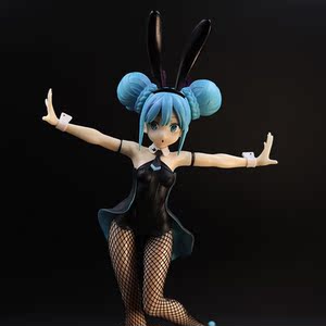 初音未来 兔女郎 黑兔 二次元 美女手办模型公仔摆件动漫周边礼物