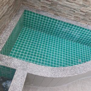 马赛克瓷砖仿石材定制酒店网红蓝色拼图陶瓷水池鱼池民宿游泳池