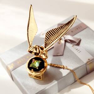 哈利波特金色飞贼黑色复活石戒指七星幻彩极光魔法石戒指手作首饰