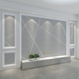 北欧风格客厅背景墙壁纸8d立体简约壁布网红电视墙纸自粘墙贴贴画