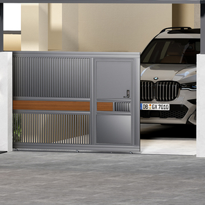 别墅大门双开门乡村户外院子庭院门铁艺花园小区对开门电动围栏门