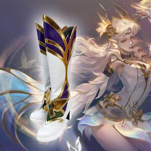 王者cos鞋荣耀貂蝉星元新版皮肤金色仲夏夜cosplay鞋子
