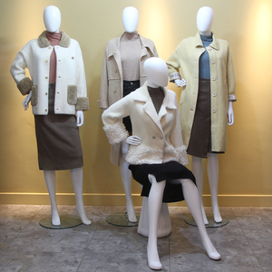 全身坐模时d尚女装人体韩版半带头女模特塑料道具服装店服装