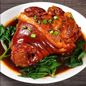 山东酱香肘子精品整只大肘子真空猪蹄髈卤味即食特产小吃猪蹄500g
