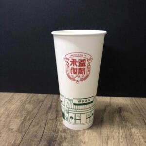 蔬果_公主淘宝一次性纸杯奶茶杯子益禾堂烤奶16盎司新款商用加厚500