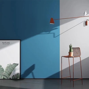 北欧风纯色蓝色灰色墙纸卧室客厅背景墙无纺布壁纸露草蓝烟灰浅灰