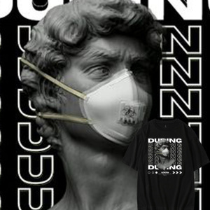 大卫蒸汽波短袖