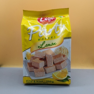 临期特价 意大利进口榛子味可可味柠檬味威化饼干250g 休闲零食