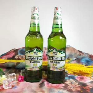 哈尔滨啤酒麦道哈啤大绿棒子啤酒玻璃瓶装580ml*6瓶