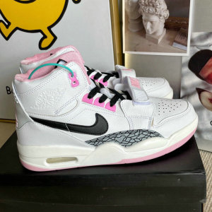 限量款 aj312 白粉 樱花粉三合一aj女鞋正版高帮合体鞋子男女板鞋