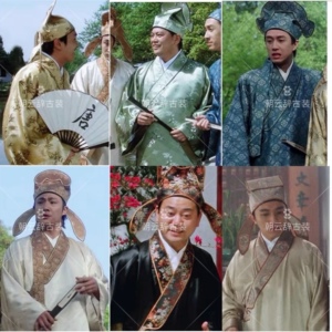 搞笑服装舞蹈江南四大才子古装服装小品演出服唐伯虎点秋香0人付款10