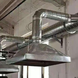 喇叭口吸风罩排气口工业抽油烟机罩厨通风集气房处理餐馆废气罩子