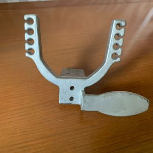 最新款弓头不锈钢40双丝快压扁皮弹弓弓头神龙弓头40大弓头户外弓