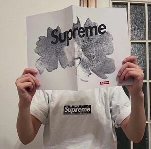 supreme21ss milan米兰开业限定达芬奇最后的晚餐油画男女短袖t恤