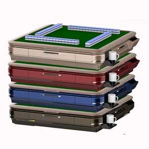 新款外壳麻将机边框通用配件四边塑料四口机外壳全自动麻将桌外框