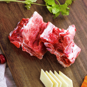 牧育康黑猪农家散养土猪生鲜猪龙骨350g冷鲜现杀冷冻放养骨髓煲汤