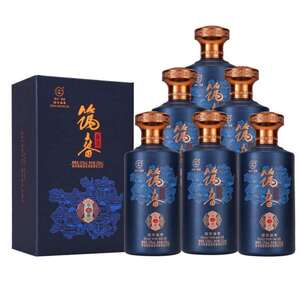 q筑春中酱空贵州茅台镇酱香型白酒53度500ml单瓶装