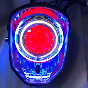 小猴子m3/m5氙气大灯总成改装海5蜂窝透镜鱼眼gtr天使恶魔眼hid灯