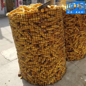 新品玉米棒子格玉米棒囤放架子管储存仓网架子网篓子w网网塑料栅