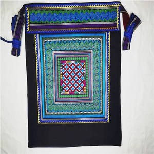 凉山彝族老式羊角花机绣刺绣背带迪卡布双层面料民族风婴幼儿背带