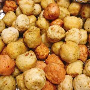 正宗大连安大妈丸子怀旧美味经典特色街头小吃油炸丸500g一袋包邮