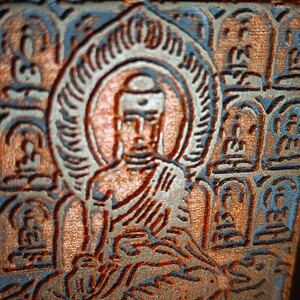 佛造像半手工篆刻印章成品5*5cm闲章抄心经书法礼佛教贵人引首章