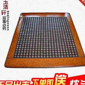 玉石床垫天然岫玉电加热床垫榻榻米垫远红外双温双控加热保健床垫