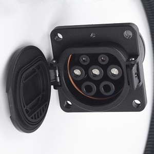 新能源电动汽车国标母头车辆插座16a32a充电口母座交流220v改装