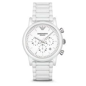 阿玛尼手表ep armani欧美时尚纯白陶瓷男士手表正品ar1499