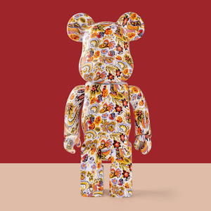 bearbrick积木熊1000%暴力熊潮牌摆件礼物时尚卡通公仔手办大玩偶