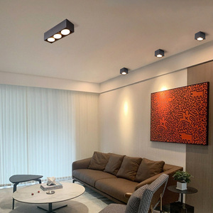 雷士照明明装筒灯无主灯客厅照明斗胆灯玄关led射灯阳台过道灯卧