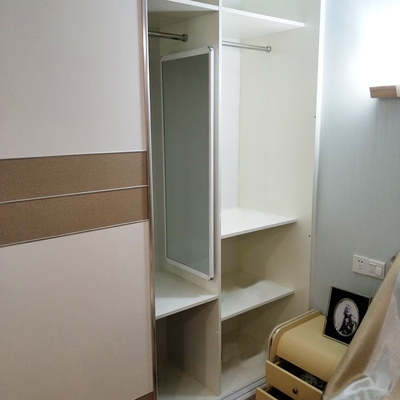 新品式主卧伸伸缩衣柜镜房间拉用家柜抽拉柜子s旋转折叠穿衣镜.