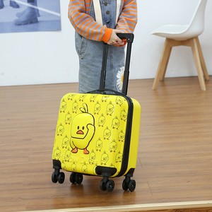 小黄鸭儿童拉杆箱书包收纳女学生男提手孩可坐骑行李卡通轻便登机