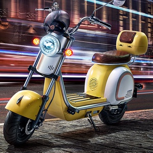 爱玛小帕电动车c1动力版轻奢复古时尚女士电动轻便摩托车锂电