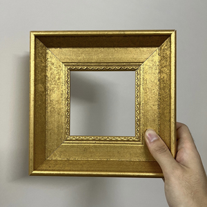 【可以定制】宽5cm金色文艺复兴中古简约实木油画框相框镜框装裱