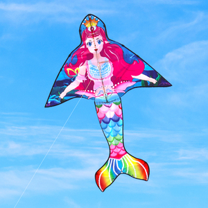 潍坊风筝美人鱼新款儿童微风易飞公主大人专用网红可爱女生风筝