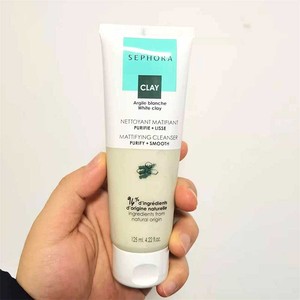 sephora/丝芙兰舒缓洁面乳125ml补水保湿白泥舒缓控油洗面奶