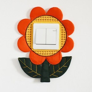 手工布艺开关插座贴套