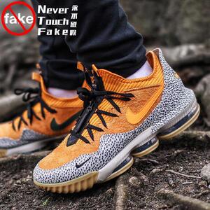 nike lebron 16 low safari 低帮 詹姆斯16代石斑拉链 ci3358-800