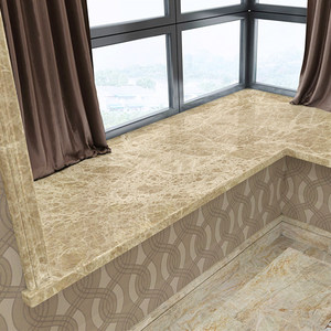 成都定制飘窗石卧室窗台石台面天然人造大理石石材修补简约装修