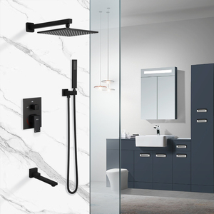 grohe德国高仪暗装花洒入墙式天幕吊顶淋浴枪灰色预埋式冷热嵌入