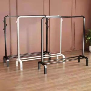 衣帽间架子组装简易晾衣架落地折叠家用晾衣服杆室内阳台凉晒挂