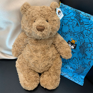 英国jellycat巴塞罗那熊公仔可爱安抚毛绒玩偶正送儿童玩具礼物版
