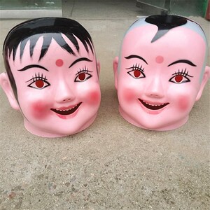 大头娃娃头套面具
