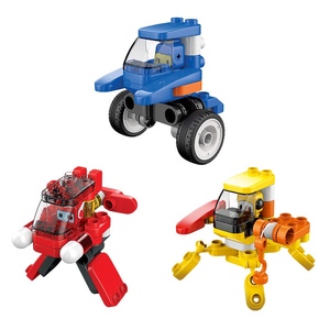 布鲁可大颗粒积木布布鲁鲁可可小机甲拼插百变儿童玩具