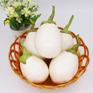 新鲜白茄子 圆茄子茄子鸭蛋茄子 茄子果子3斤