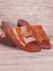 老式塑料拖鞋男式夏季透明水晶越南橡胶防滑不臭脚耐磨牛筋底凉拖