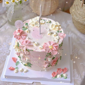 小清新生日蛋糕