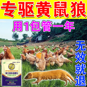 【用1包管1年】黄鼠狼驱赶神器驱黄鼠狼药粉治防黄鼠狼克星一窝端